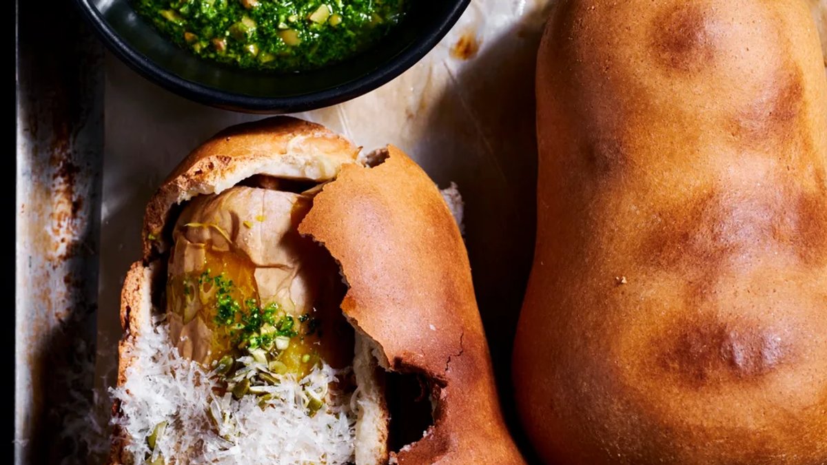 Roasted Pumpkin Dish Gets Salsa Verde Twist Roasted Pumpkin Dish Gets Salsa Verde Twist - pumpkin dish