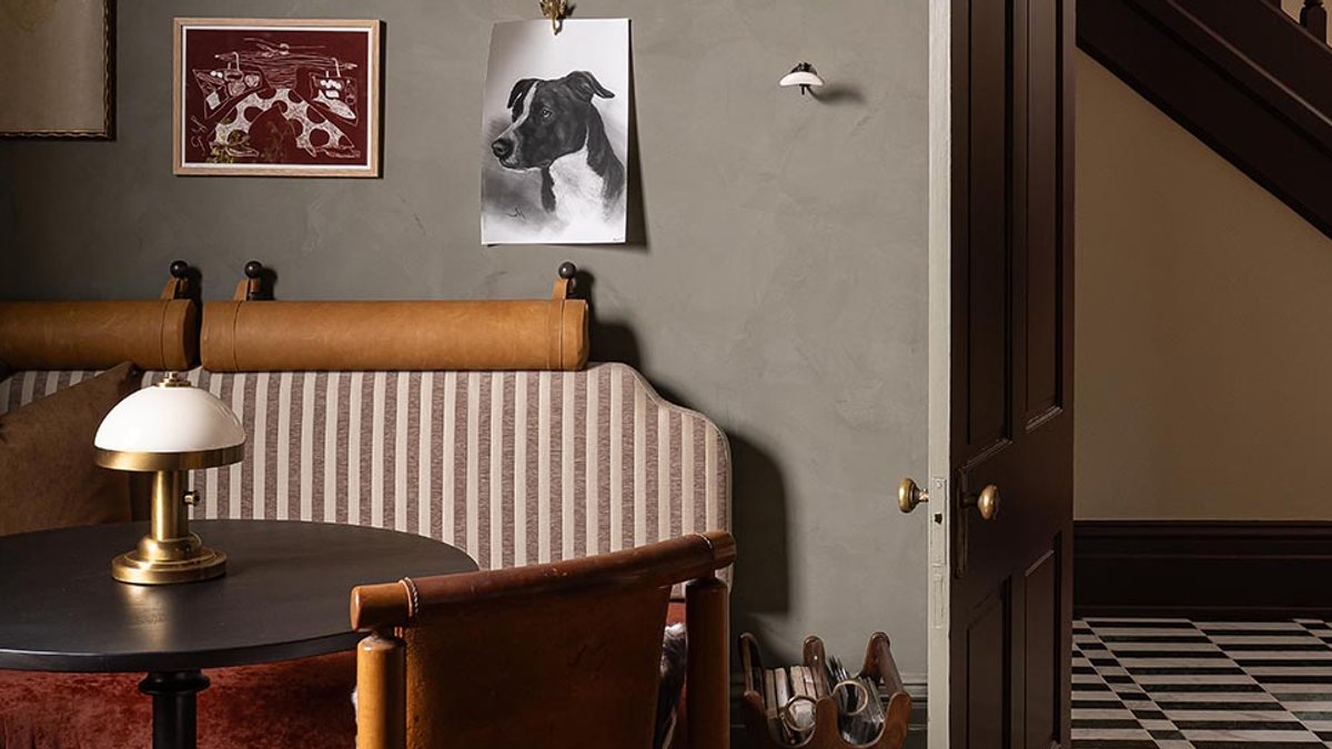 Narrow Room Transformed Into Hidden Speakeasy - narrow room