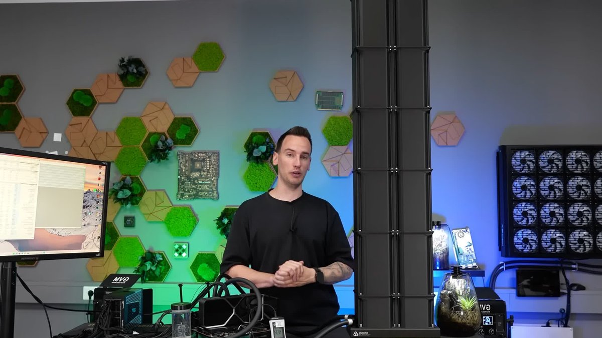 Der8auer cools CPU with tall 3D printed tower - cpu cooling