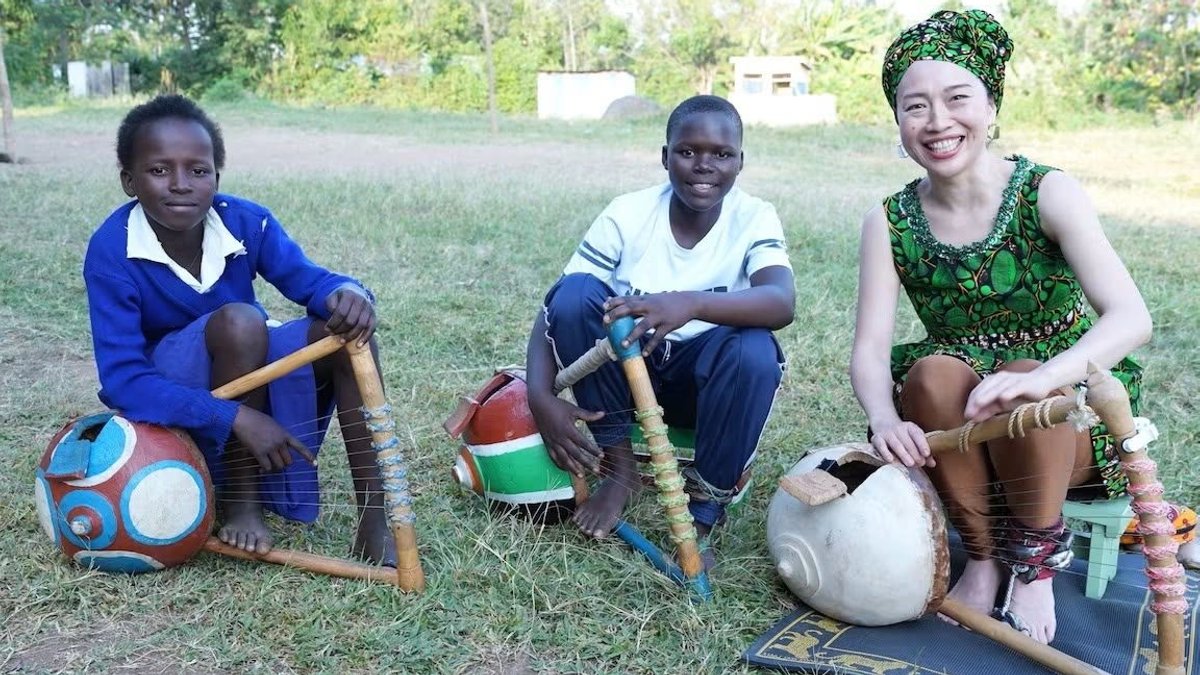 Anyango Nyar Japan Revives Heritage with Language Music - nyatiti music
