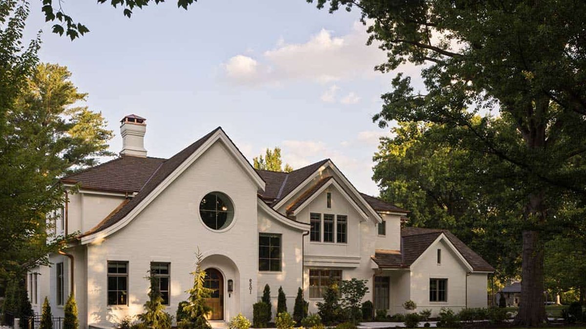 Kansas home blends European style with modern twist - european style home