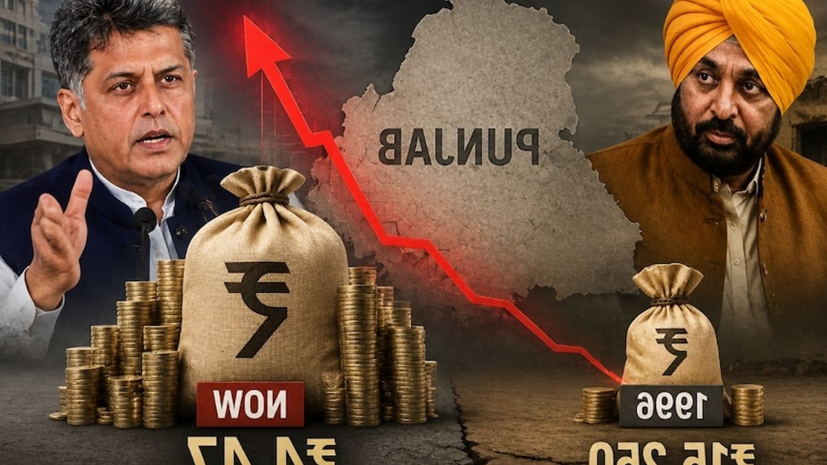 Punjab debt rises to ₹4.47 lakh crore since 1996 Punjab debt rises to ₹4.47 lakh crore since 1996 - punjab debt