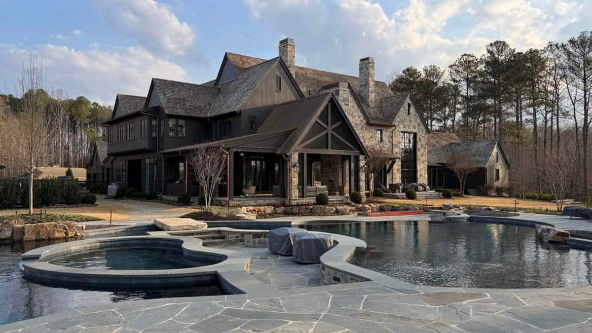 European style estate in Georgia countryside - european style estate