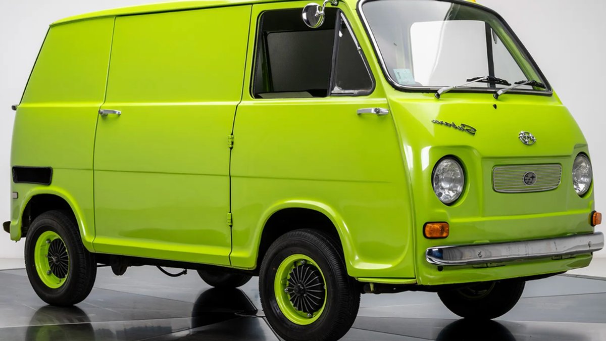 Vintage Subaru Van Up for Auction - vintage subaru