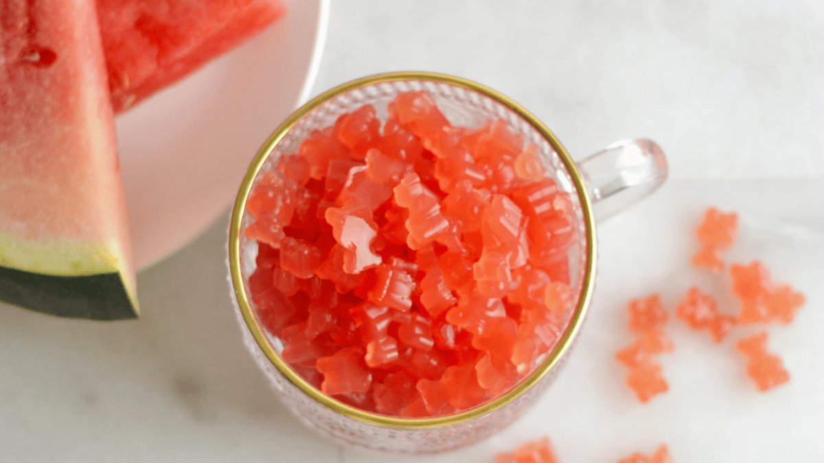 Homemade watermelon gummies boost hydration naturally - electrolyte gummies