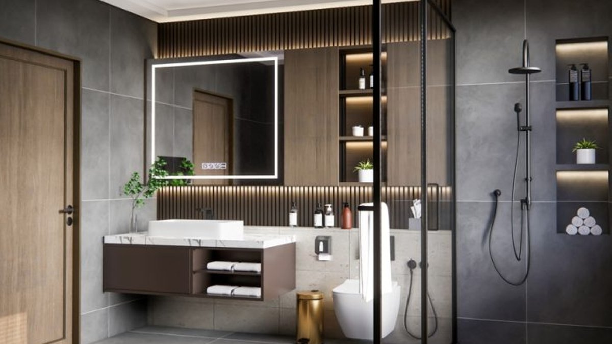 Brighten your bathroom with layered lighting Brighten your bathroom with layered lighting - layered lighting