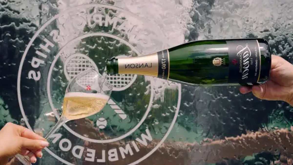Tennis Stars Pairing With Champagne at Grand Slams - tennis champagne partnerships