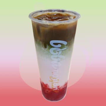 Uji Strawberry Matcha Latte