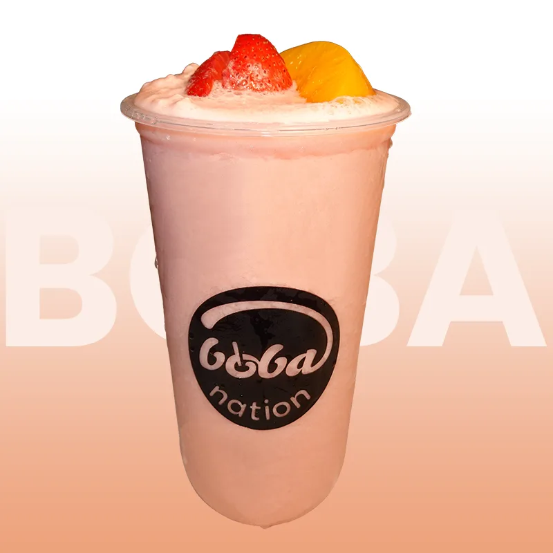 Peach Strawberry Smoothie
