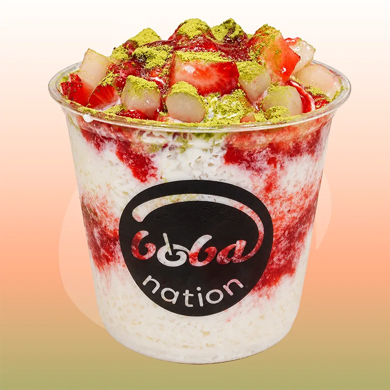 *NEW Strawberry Matcha Bingsu