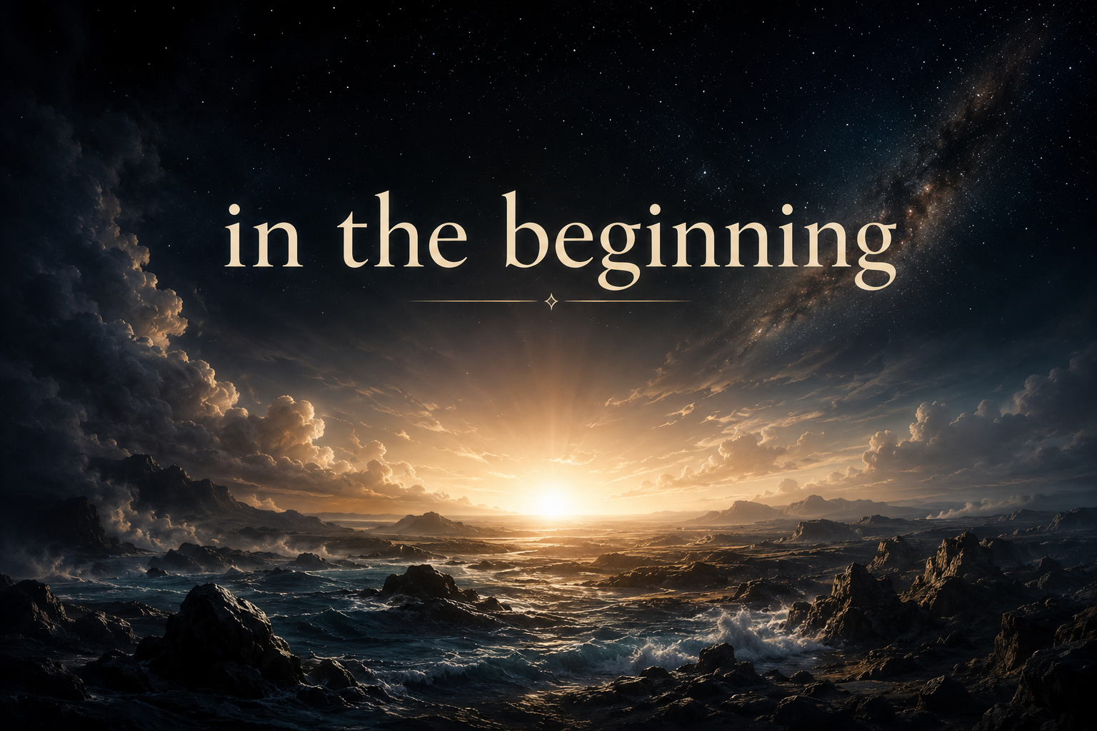 In The Beginning