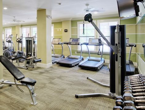 Fitness Center at Tattersall at Tapestry Park luxury apartment homes in Jacksonville, FL