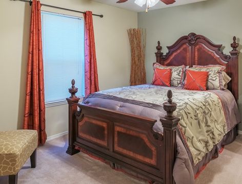 Bedroom 2 at The Paddock Club Tallahassee luxury apartment homes in Tallahassee, FL