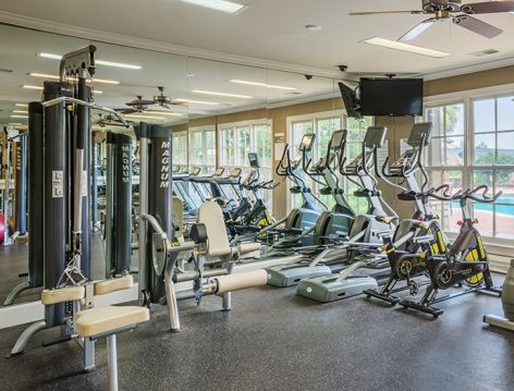 Fitness Center at Verandas at Southwood luxury apartment homes in Tallahassee, FL