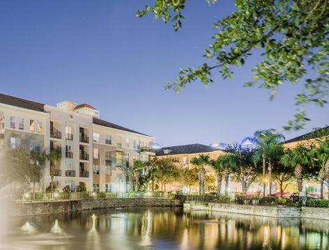 Exterior Twilight at Post Harbour Place luxury apartment homes in Tampa, FL