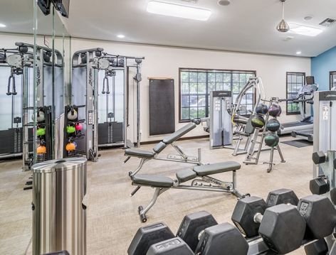 Gym at Post Hyde Park luxury apartment homes in Tampa, FL