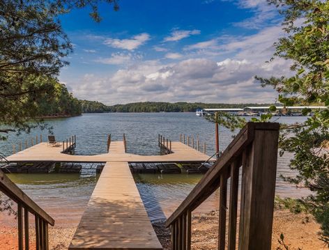 Dock at Lake Lanier Club luxury apartment homes in Atlanta, GA