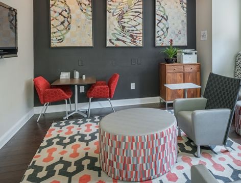 Business Center at Post Briarcliff luxury apartment homes in Atlanta, GA