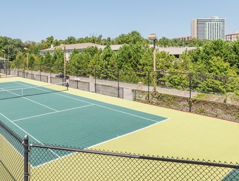 Tennis Court at Post Gardens luxury apartment homes in Atlanta, GA