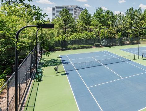 Tennis Court at Post Spring luxury apartment homes in Atlanta, GA