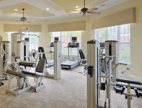 Fitness Center at Colonial Grand at Godley Lake luxury apartment homes in Savannah, GA