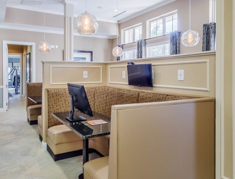 Clubhouse 2 at Colonial Grand at Ayrsley luxury apartment homes in Charlotte, NC