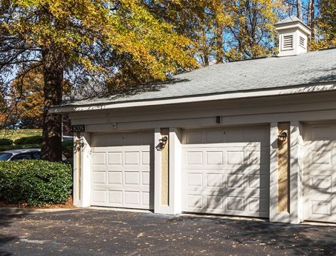 Garage at Colonial Village at Chancellor Park luxury apartment homes in Charlotte, NC
