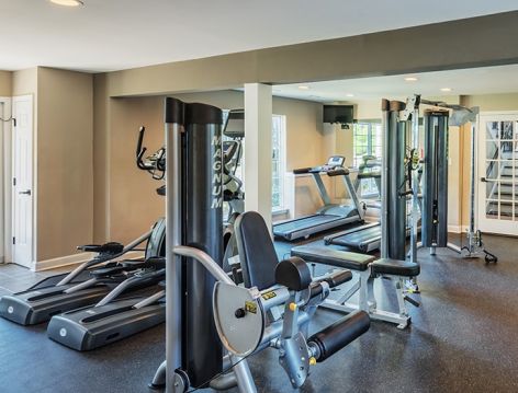 Fitness Center 7 at Hermitage at Beechtree luxury apartment homes in Cary, NC