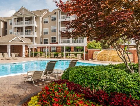 Pool at Preserve at Brier Creek luxury apartment homes in Raleigh, NC