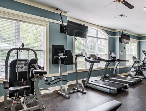 Fitness Center at Providence at Brier Creek luxury apartment homes in Raleigh, NC