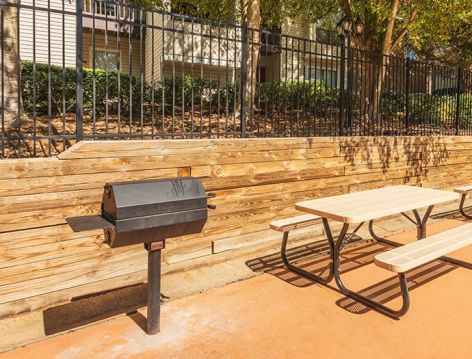 Grill and Picnic Area at Park Haywood luxury apartment homes in Greenville, SC