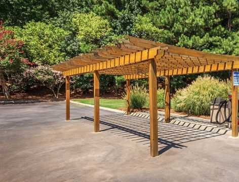 Landscape at Spring Creek luxury apartment homes in Greenville, SC