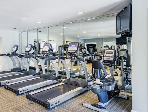 Gym at Lincoln on the Green luxury apartment homes in Memphis, TN