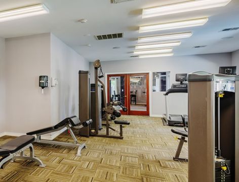 Fitness Center at Colonial Village at Sierra Vista luxury apartment homes in Austin, TX