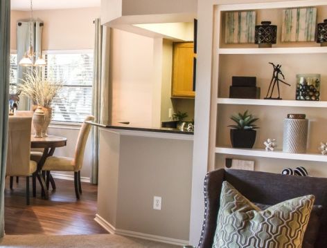 Dining Room at Post Park Mesa luxury apartment homes in Austin, TX