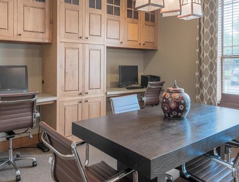 Clubhouse Interior 3 at Grand Courtyards luxury apartment homes in Prairie, TX