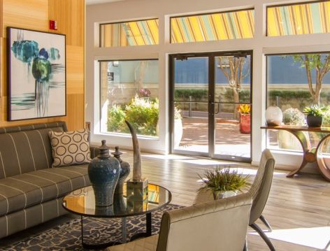 Leasing center at Post Legacy luxury apartment homes in Dallas, TX