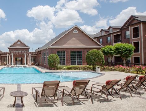 Pool 2 at Cascade at Fall Creek luxury apartment homes in Houston, TX