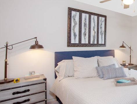 Bedroom 2 at Cascade at Fall Creek luxury apartment homes in Houston, TX