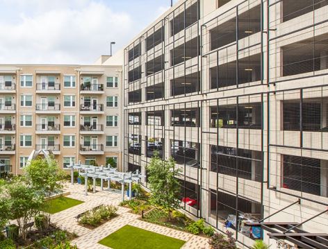 Courtyard 2 at Post Afton Oaks luxury apartment homes in Houston, TX