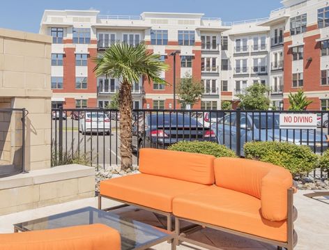 Fire pit at Radius luxury apartment homes in Newport News, VA
