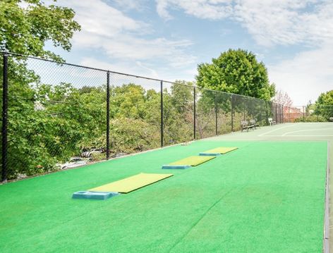 Basketball court & track at Post Tyson's Corner luxury apartment homes in McLean, VA Near Washington DC