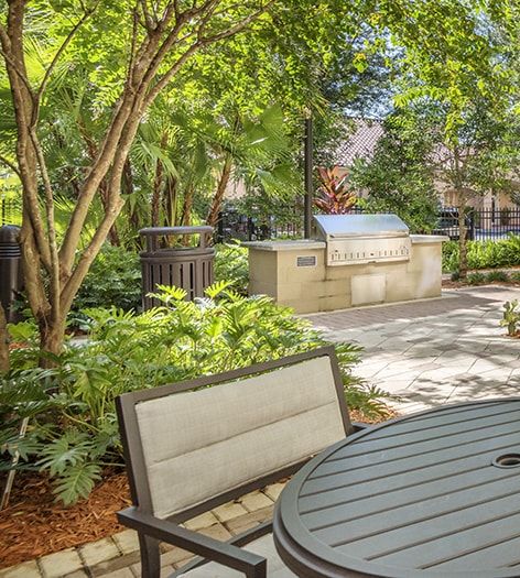 Grill 2 at Post Soho Square luxury apartment homes in Tampa, FL