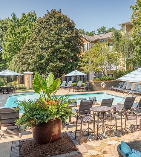 Pool at Peachtree Hills luxury apartment homes in Atlanta, GA