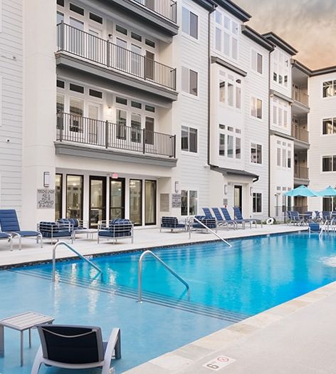 Pool 4 at The Denton luxury apartment homes in Kansas City, MO