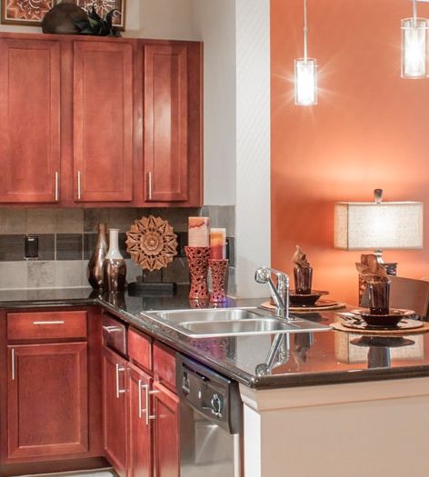 Kitchen at Post Eastside luxury apartment homes in Dallas, TX
