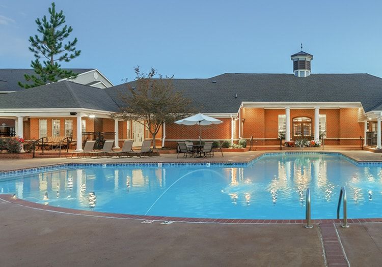 Pool at Palisades Apartments at Chenal Valley luxury apartment homes in Little Rock, AR