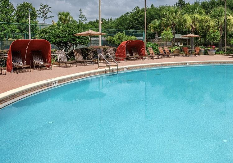 Pool at Verandas at Southwood luxury apartment homes in Tallahassee, FL