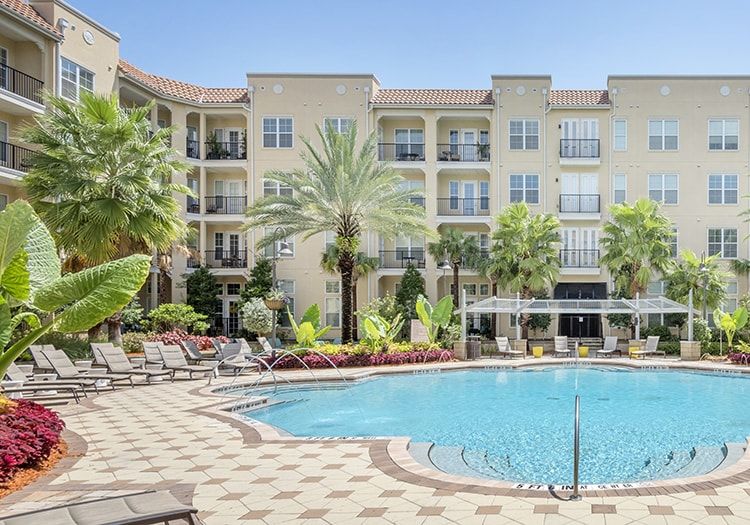 Pool at Post Soho Square luxury apartment homes in Tampa, FL