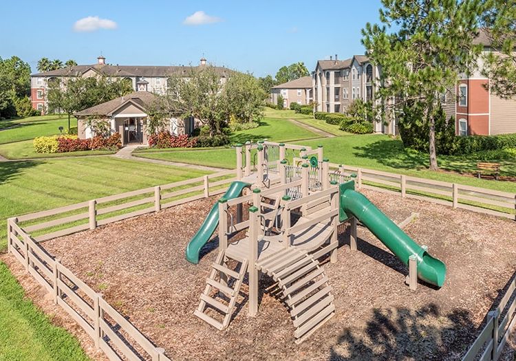 Playground at The Paddock Club Brandon luxury apartment homes in Tampa, FL